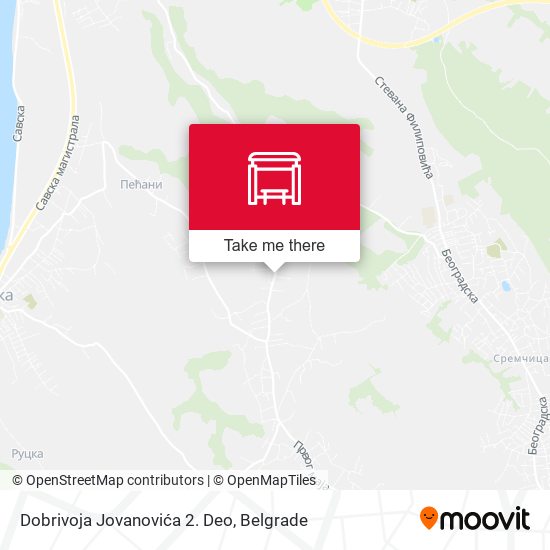 Dobrivoja Jovanovića 2. Deo map