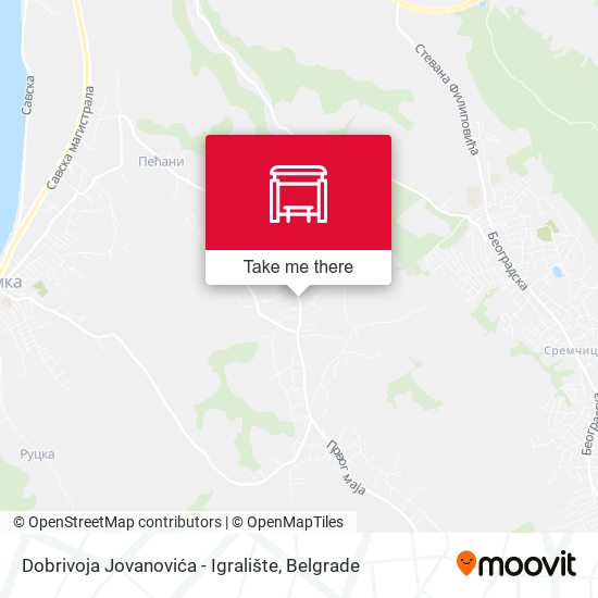 Dobrivoja Jovanovića - Igralište map