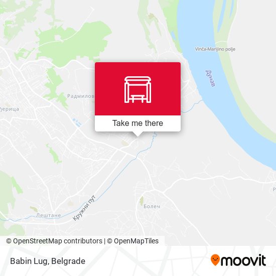 Babin Lug map