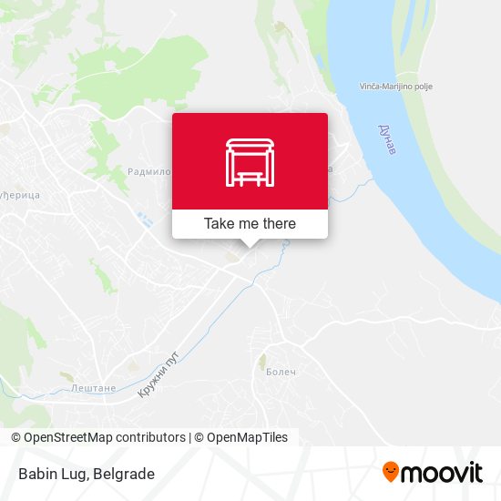 Babin Lug map