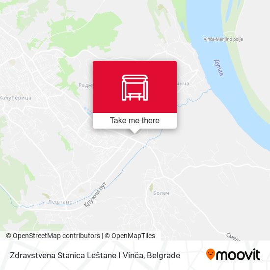 Zdravstvena Stanica Leštane I Vinča map