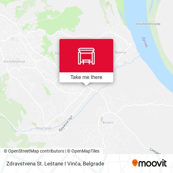 Zdravstvena St. Leštane I Vinča map