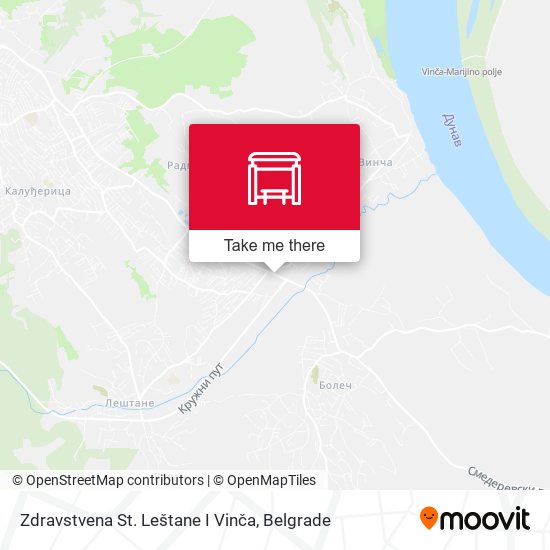 Zdravstvena St. Leštane I Vinča map