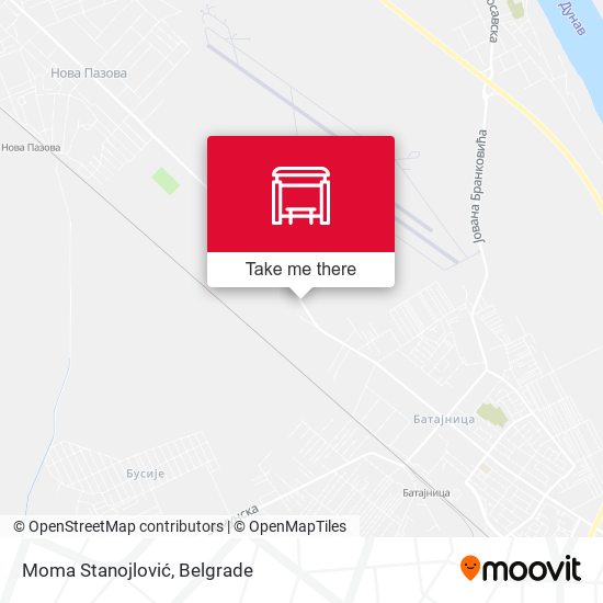 Moma Stanojlović map