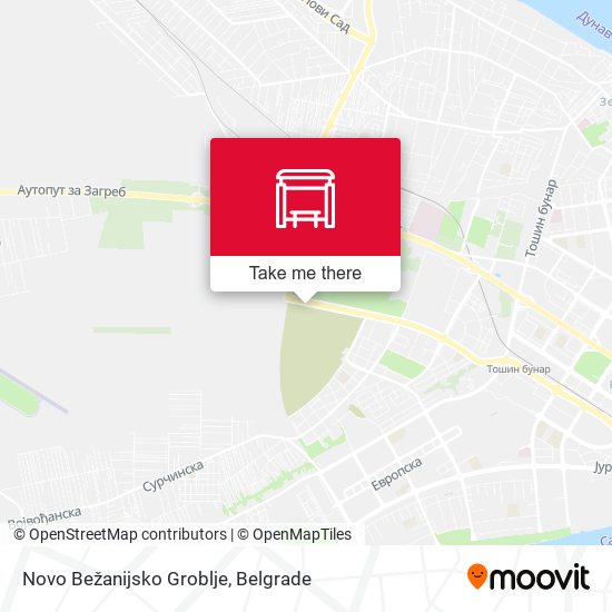 Novo Bežanijsko Groblje map