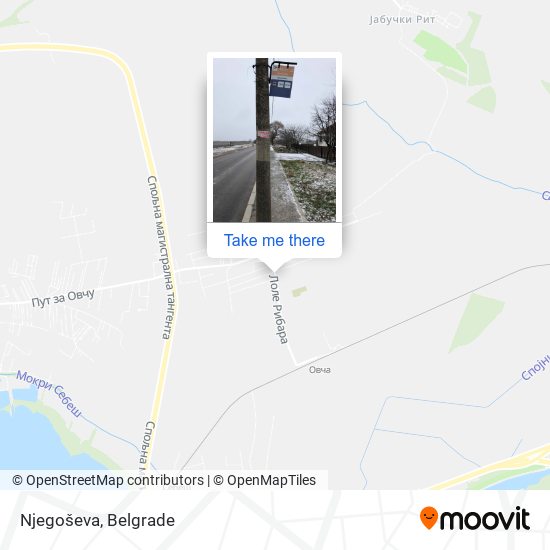 Njegoševa map