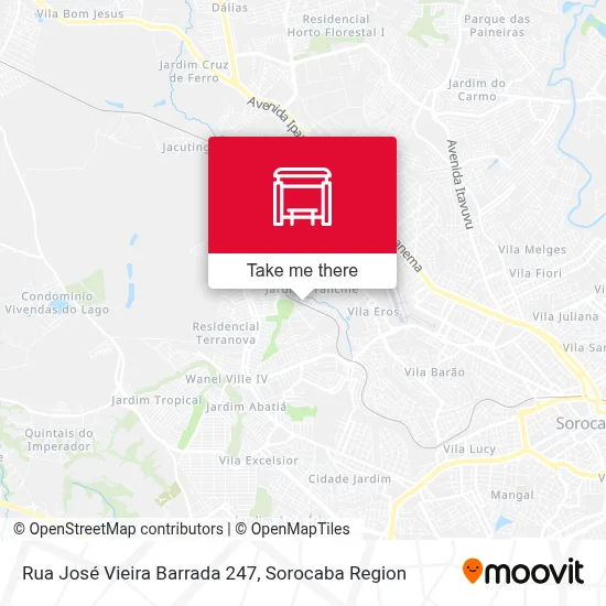 Rua José Vieira Barrada 247 map