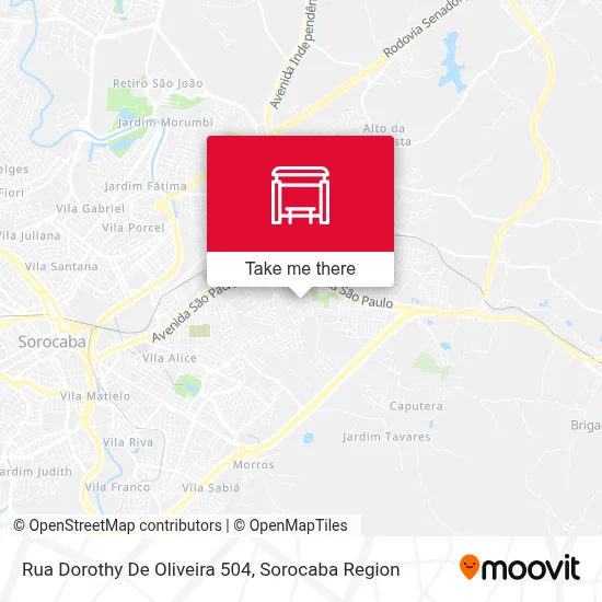 Rua Dorothy De Oliveira 504 map