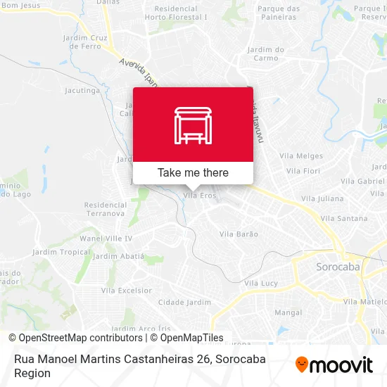 Rua Manoel Martins Castanheiras 26 map