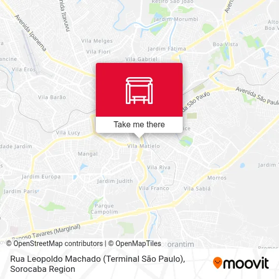 Rua Leopoldo Machado (Terminal São Paulo) map
