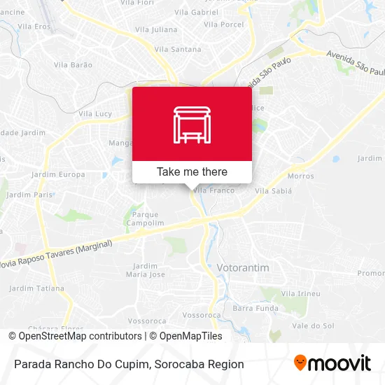 Parada Rancho Do Cupim map