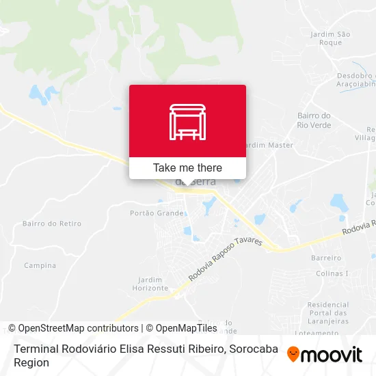 Terminal Rodoviário Elisa Ressuti Ribeiro map