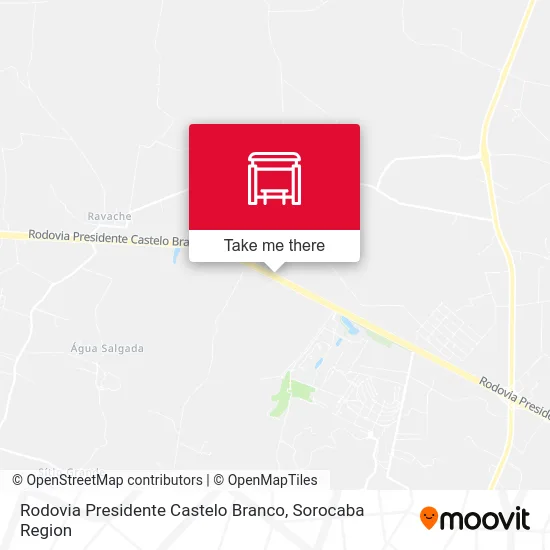 Rodovia Presidente Castelo Branco map