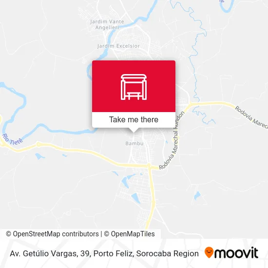 Av. Getúlio Vargas, 39, Porto Feliz map