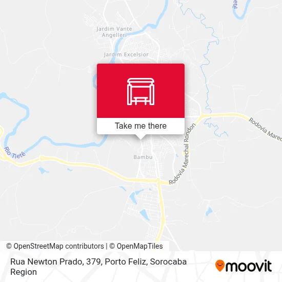 Rua Newton Prado, 379, Porto Feliz map