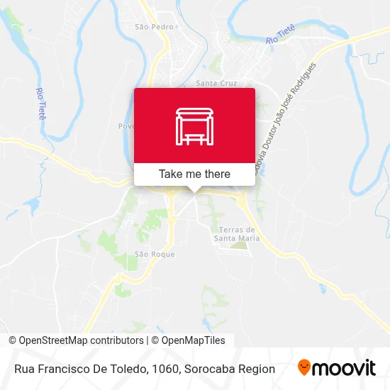 Rua Francisco De Toledo, 1060 map