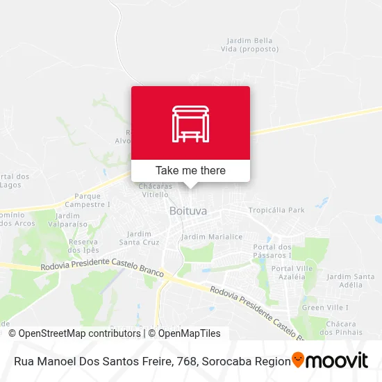 Rua Manoel Dos Santos Freire, 768 map