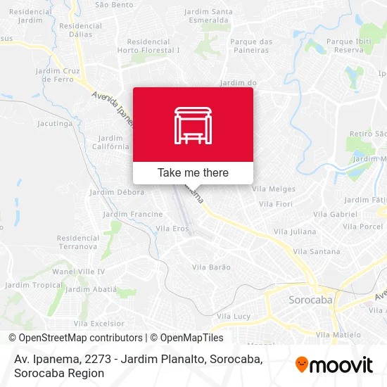 Av. Ipanema, 2273 - Jardim Planalto, Sorocaba map