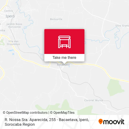 R. Nossa Sra. Aparecida, 255 - Bacaetava, Iperó map