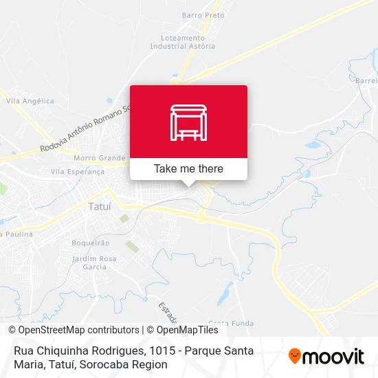 Rua Chiquinha Rodrigues, 1015 - Parque Santa Maria, Tatuí map