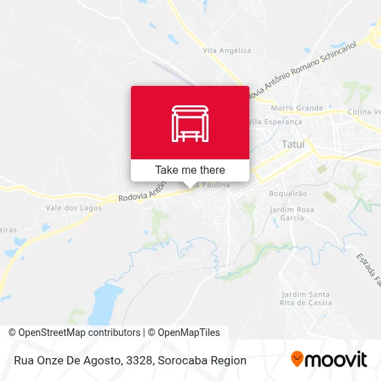 Rua Onze De Agosto, 3328 map