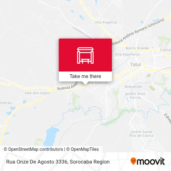 Rua Onze De Agosto 3336 map