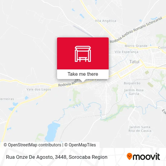 Rua Onze De Agosto, 3448 map