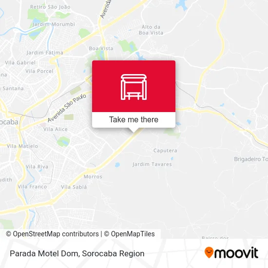 Parada Motel Dom map