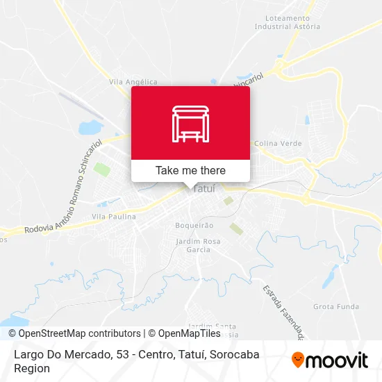 Largo Do Mercado, 53 - Centro, Tatuí map