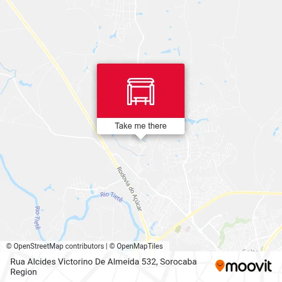 Rua Alcides Victorino De Almeida 532 map