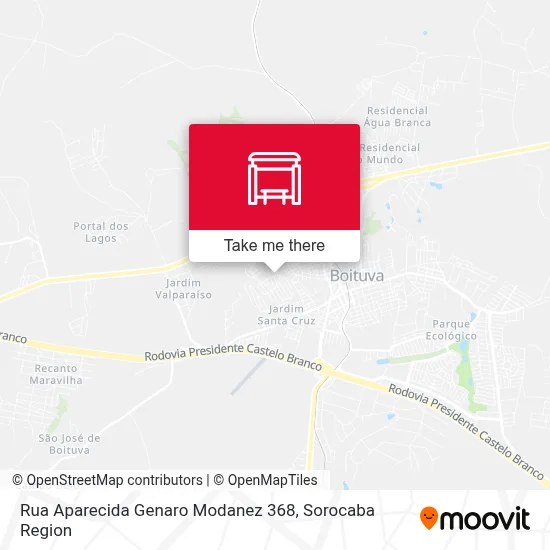 Rua Aparecida Genaro Modanez 368 map