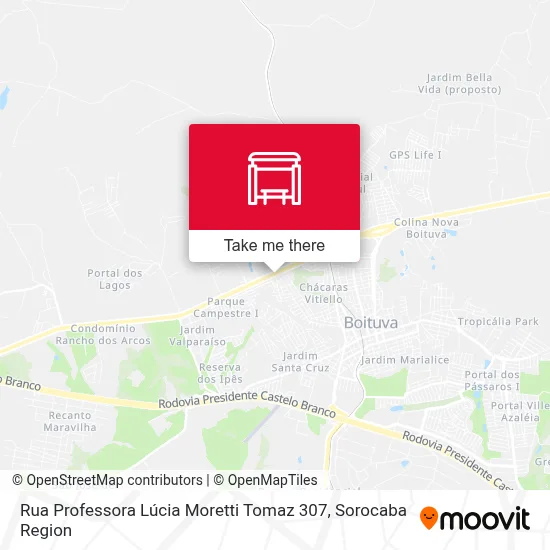 Rua Professora Lúcia Moretti Tomaz 307 map