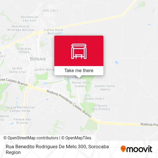 Rua Benedito Rodrigues De Melo 300 map