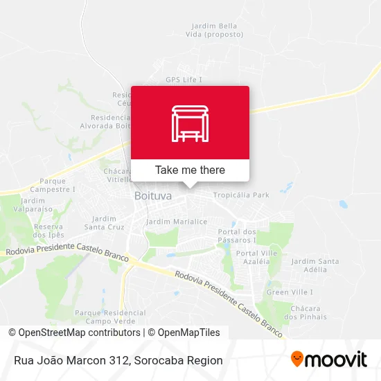Rua João Marcon 312 map