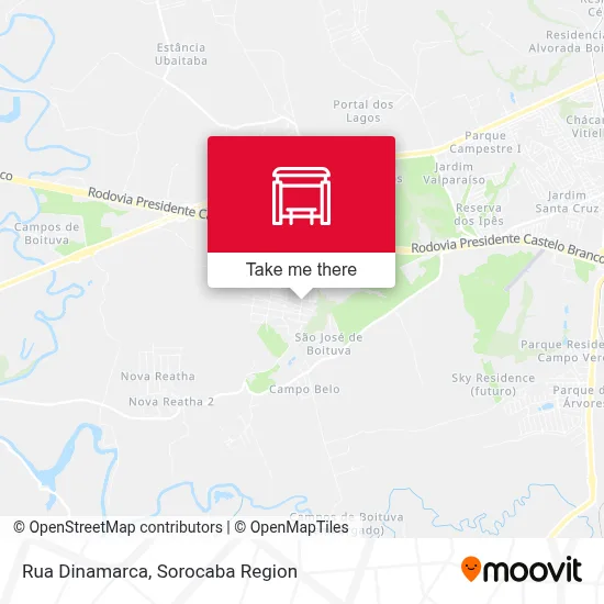 Rua Dinamarca map