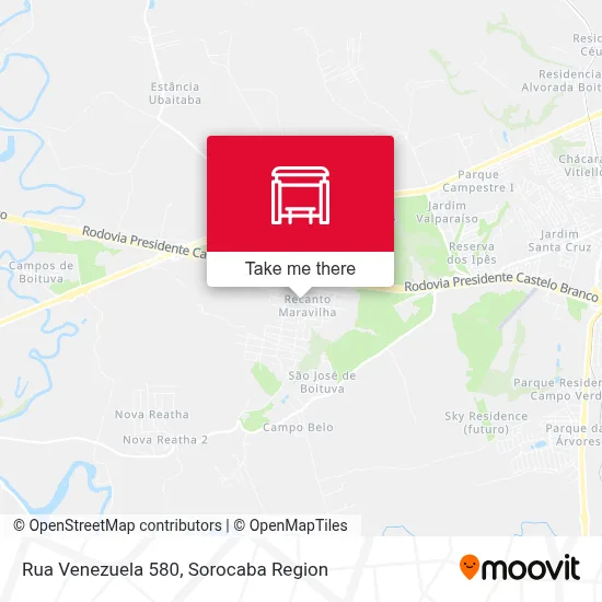 Rua Venezuela 580 map