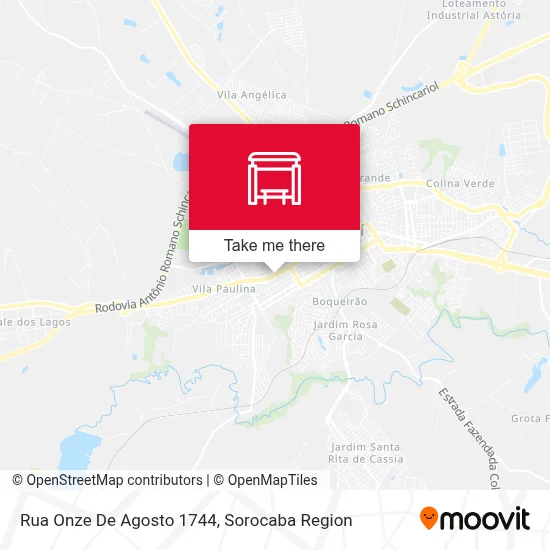 Rua Onze De Agosto 1744 map