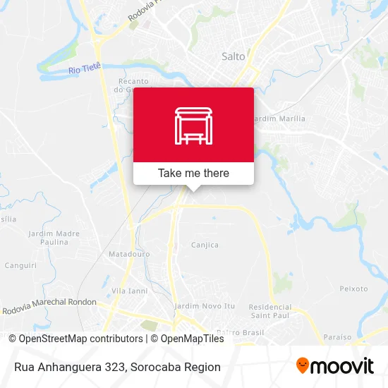 Rua Anhanguera 323 map