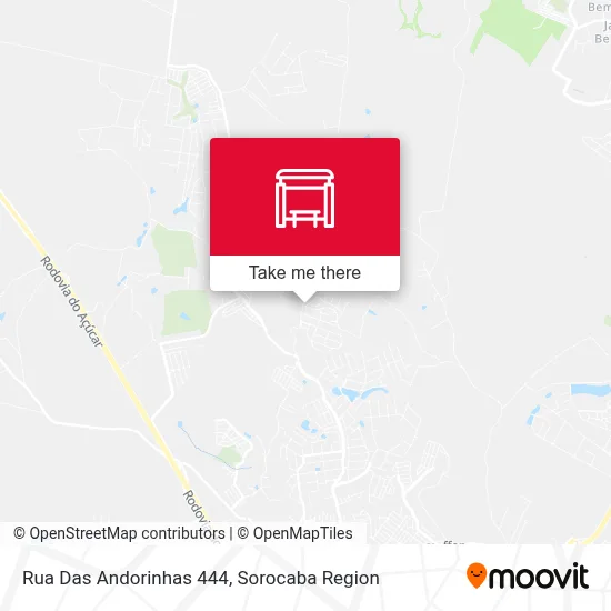Rua Das Andorinhas 444 map