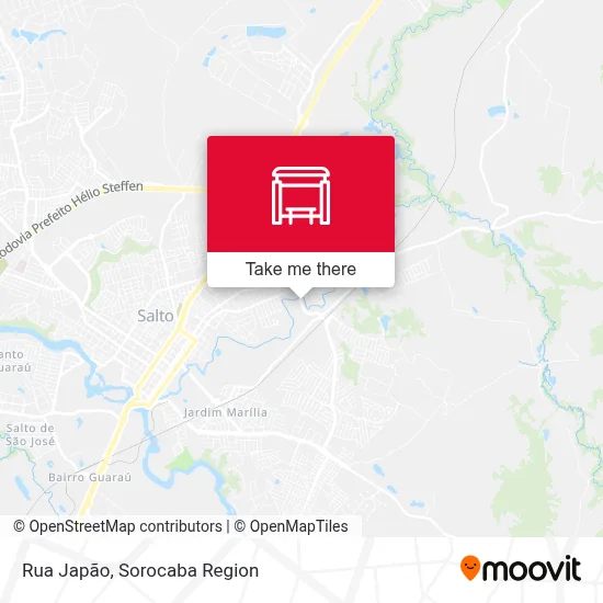 Rua Japão map