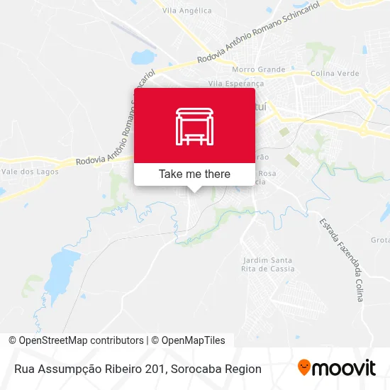 Rua Assumpção Ribeiro 201 map