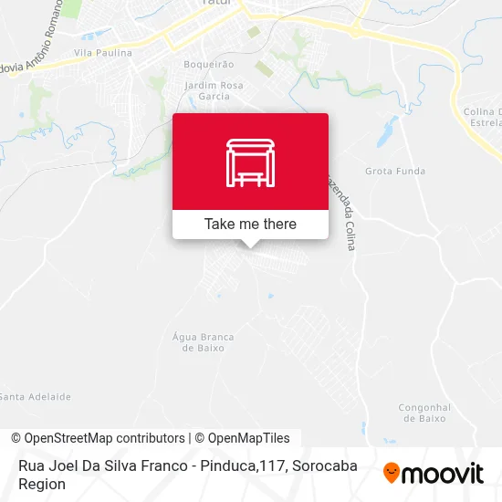 Rua Joel Da Silva Franco - Pinduca,117 map