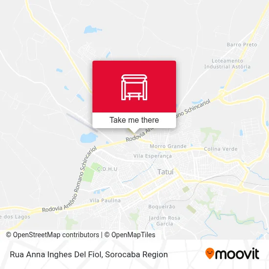 Rua Anna Inghes Del Fiol map