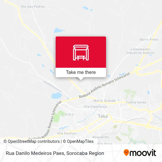 Rua Danilo Medeiros Paes map