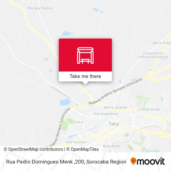 Rua Pedro Domingues Menk ,200 map