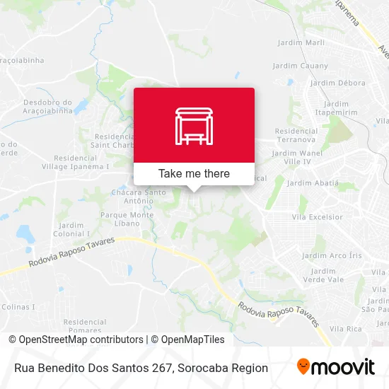 Rua Benedito Dos Santos 267 map