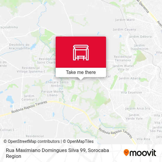 Rua Maxímiano Domingues Silva 99 map