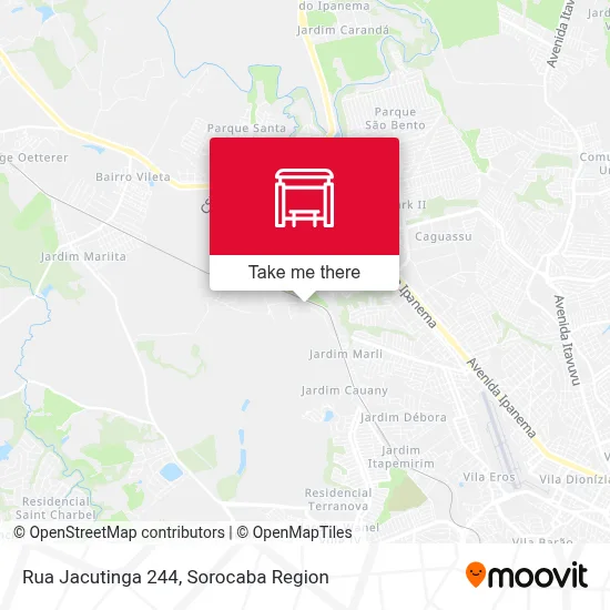 Rua Jacutinga 244 map