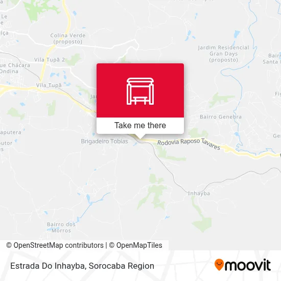 Estrada Do Inhayba map