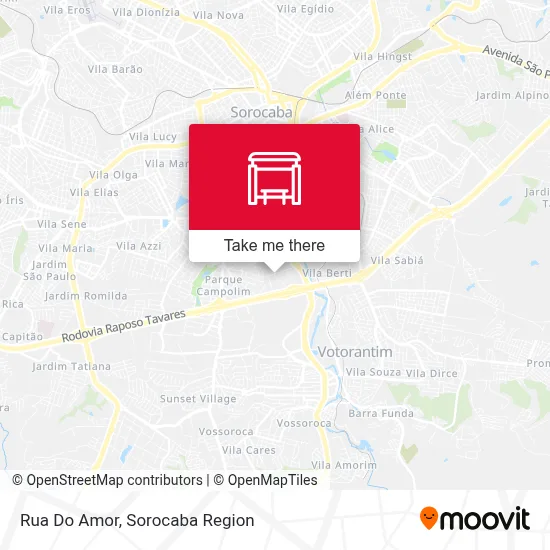 Rua Do Amor map